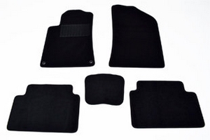 Коврики в салон текстильные черные SV-Design Peugeot 508 2011-2019 ― Auto-Clover