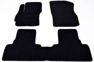 Коврики в салон текстильные черные SV-Design Mazda 5 II 2010-2019 ― Auto-Clover