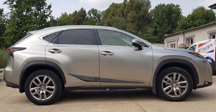 Молдинги на двери F-58 Rider Lexus NX 2014-2019 no.904