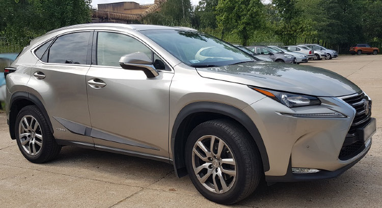Молдинги на двери F-58 Rider Lexus NX 2014-2019 no.904