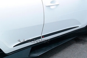 Молдинги на двери пластиковые Convoy KIA Sportage 2010-2015 ― Auto-Clover