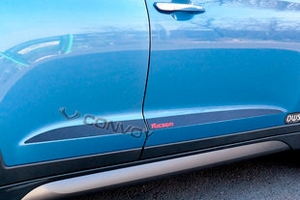 Молдинги на двери пластиковые Convoy Hyundai Tucson 2015-2019 ― Auto-Clover