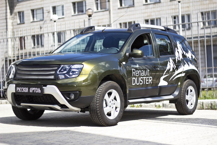 Молдинги на двери пластиковые Русская Артель Renault Duster 2011-2019 no.18467