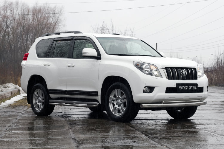 Молдинги на двери пластиковые Русская Артель Toyota Land Cruiser Prado 150 2010-2019 no.18324
