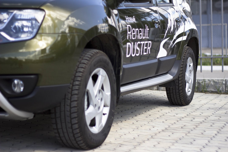Молдинги на двери пластиковые Русская Артель Renault Duster 2011-2019 no.246