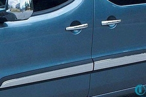 Молдинги на двери стальные Omsa Line Citroen Berlingo 2008-2019 ― Auto-Clover