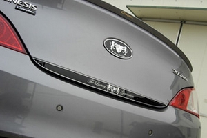Накладка на багажник ArtX Hyundai Genesis Coupe 2009-2012 ― Auto-Clover