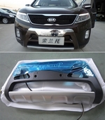 Накладка на бампер передняя OEM-Tuning KIA Sorento 2013-2017