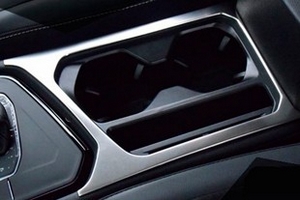 Накладка на центральную консоль стальная OEM-Tuning Volkswagen Tiguan II 2016-2019 ― Auto-Clover