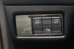 Накладка на панель кнопок парктроника стальная черная OEM-Tuning Mazda CX-5 2017-2019