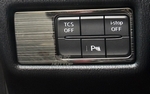 Накладка на панель кнопок парктроника стальная черная OEM-Tuning Mazda CX-5 2017-2019