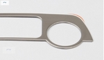 Накладка на панель прикуривателя стальная OEM-Tuning Mitsubishi Outlander III 2013-2019