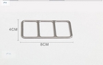 Накладка на панель управления левую верхнюю стальная OEM-Tuning Mitsubishi Outlander III 2013-2019