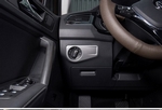 Накладка на панель управления светом стальная OEM-Tuning Volkswagen Tiguan II 2016-2019