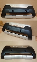 Накладка на передний бампер (вариант 2) OEM-Tuning KIA Sorento 2009-2012
