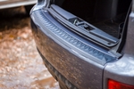 Накладка на площадку заднего бампера пластиковая Русская Артель Mitsubishi Outlander II 2006-2013