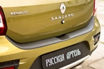 Накладка на площадку заднего бампера пластиковая Русская Артель Renault Sandero Stepway 2012-2019