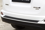 Накладка на площадку заднего бампера пластиковая Русская Артель Toyota RAV4 2013-2019