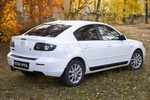 Накладка на площадку заднего бампера пластиковая Русская Артель Mazda 3 I 2003-2008