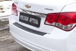 Накладка на площадку заднего бампера пластиковая Русская Артель Chevrolet Cruze 2008-2016