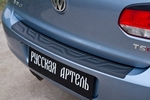 Накладка на площадку заднего бампера пластиковая (вариант 1) Русская Артель Volkswagen Golf VI 2009-2013