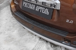 Накладка на площадку заднего бампера пластиковая (вариант 2) Русская Артель Renault Duster 2011-2019