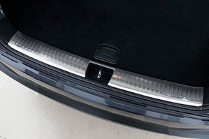Накладка на порог багажника стальная OEM-Tuning KIA Sorento Prime 2015-2019 ― Auto-Clover