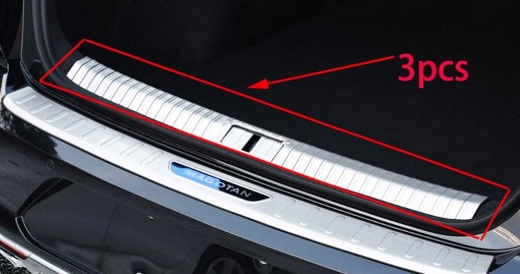 Накладка на порог багажника стальная OEM-Tuning Volkswagen Passat B8​ 2015-2019 no.5540