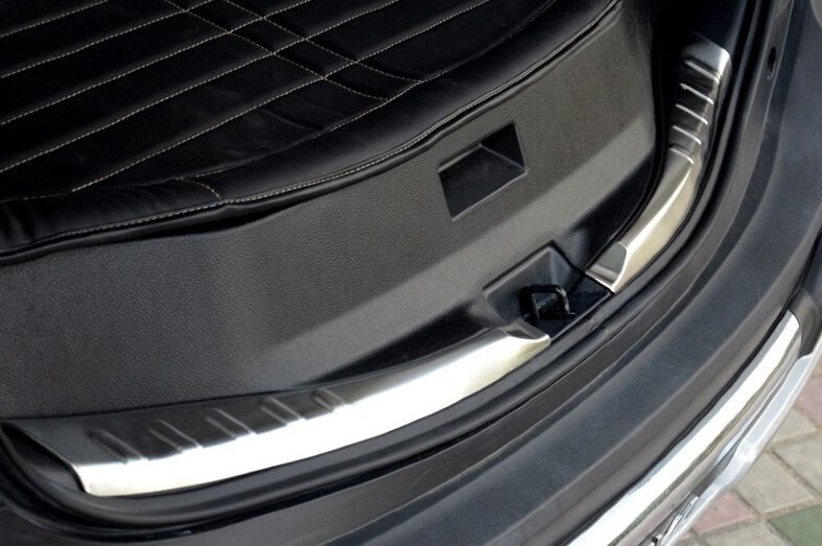 Накладка на порог багажника стальная OEM-Tuning Toyota RAV4 2013-2019 no.8148