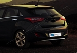 Накладка на порог багажника стальная Omsa Line Hyundai i30 2012-2017