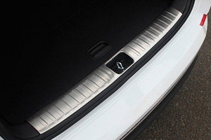 Накладка на порог багажника стальная (вариант 1) OEM-Tuning Hyundai Tucson 2015-2019 ― Auto-Clover