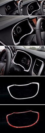 Накладка на приборную панель OEM-Tuning Hyundai Tucson 2015-2019