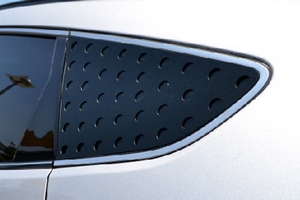 Накладка на заднее стекло бокового окна Dxsoauto Hyundai Santa Fe 2012-2018 ― Auto-Clover
