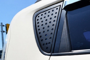 Накладка на заднее стекло бокового окна Dxsoauto KIA Soul 2009-2013 ― Auto-Clover