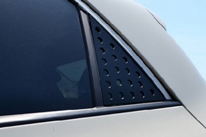 Накладка на заднее стекло бокового окна Dxsoauto KIA Picanto 2012-2016 ― Auto-Clover