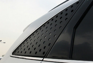 Накладка на заднее стекло бокового окна Dxsoauto Hyundai ix55 2007-2014 ― Auto-Clover