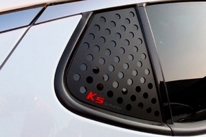 Накладка на заднее стекло бокового окна Sport Dxsoauto KIA Optima 2010-2015 ― Auto-Clover
