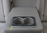 Накладка на задние подстаканники пластиковая OEM-Tuning Nissan X-Trail 2014-2019