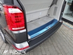Накладка на задний бампер пластиковая (1 дверь) Rider Volkswagen Transporter T6 2015-2019