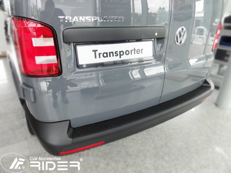 Накладка на задний бампер пластиковая Rider Volkswagen Transporter T5 2003-2015 no.13854