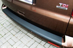 Накладка на задний бампер пластиковая Rider Volkswagen Transporter T5 2003-2015 ― Auto-Clover