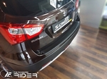 Накладка на задний бампер пластиковая Rider Suzuki SX4 S-Cross 2013-2019