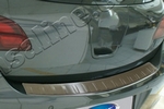 Накладка на задний бампер полированная Omsa Line Opel Astra J 2009-2015