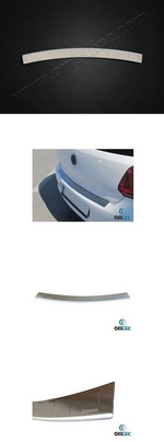 Накладка на задний бампер полированная Omsa Line Volkswagen Polo V 2009-2019
