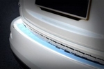 Накладка на задний бампер полированная Omsa Line Nissan Juke 2011-2019