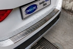 Накладка на задний бампер полированная Omsa Line BMW X1 (E84) 2009-2015