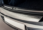 Накладка на задний бампер &quot;плоская&quot; матовая стальная Croni Mercedes-Benz ML-Class W164 2006-2011