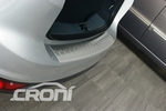 Накладка на задний бампер &quot;стандарт&quot; матовая стальная Croni Porsche Macan 2014-2019