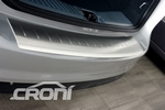 Накладка на задний бампер &quot;стандарт&quot; матовая стальная Croni Porsche Macan 2014-2019