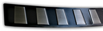 Накладка на задний бампер &quot;трапеция&quot; черная-полированная стальная Croni BMW X3 (F25) 2010-2017